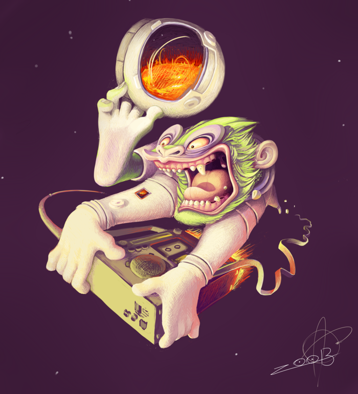 Обезьяна на выезде