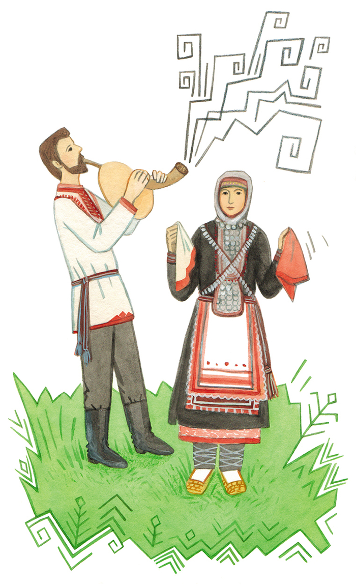 Шÿвыр - марийская волынка 