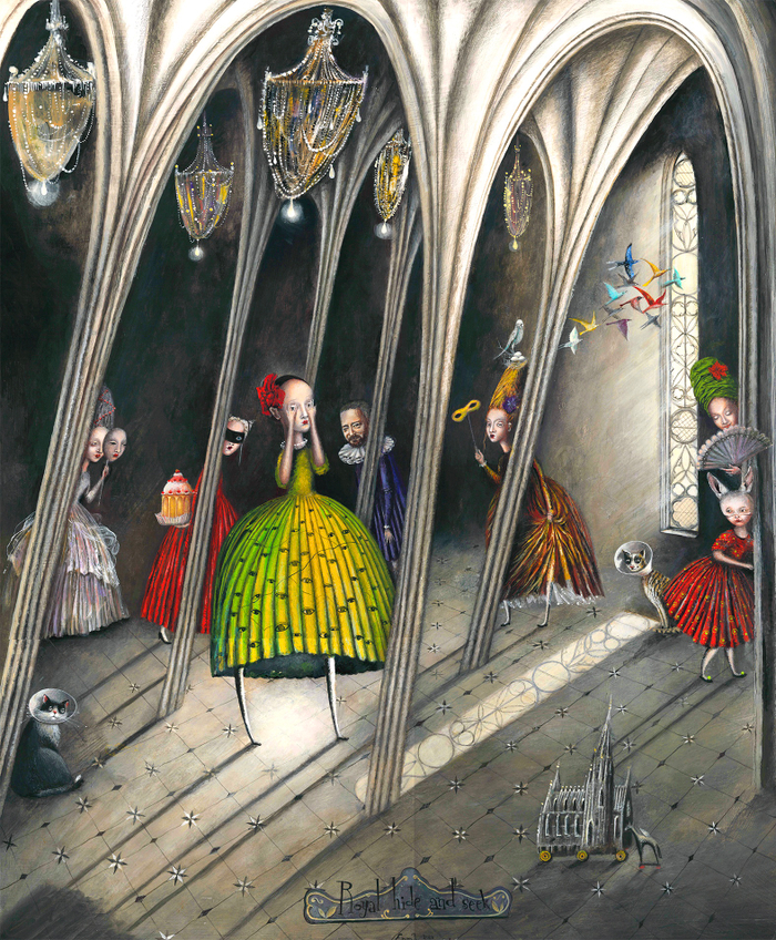 Royal hide and seek.