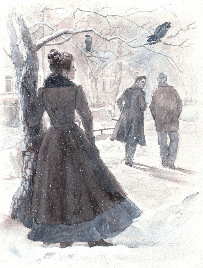 Иллюстрация к роману Анны Веневитиновой "Граф Солтикофф"