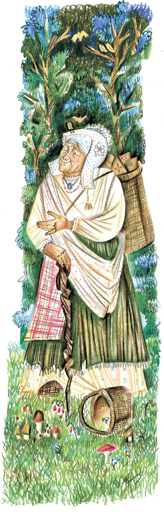 бабулька. "дикие лебеди"