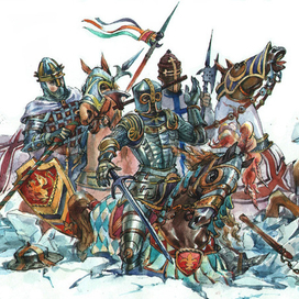 Илл. к кн. О.Иванова "Герои ратных дел Отчизны"