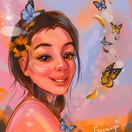 Малиновый закат