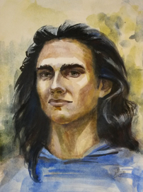 Акварельный портрет