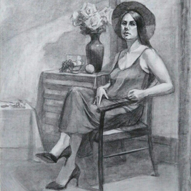 Дама в шляпе