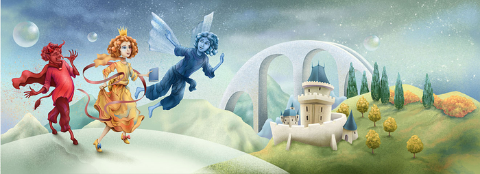 иллюстрация к детской книжне Nothing Kingdom 5