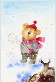 Мой самый первый в жизни снег!