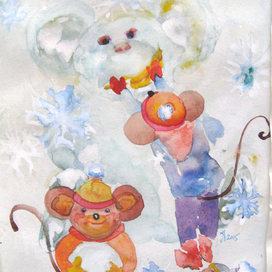 Вылепили! Персонажи. Акварель