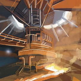 Иллюстрация к детской книге про металлургию