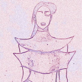 Стилизация азиатского костюма.