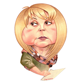 Шарж - Элла Памфилова