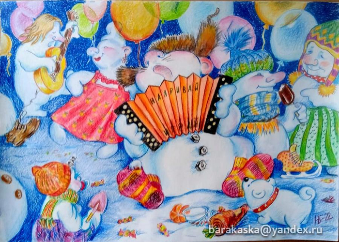 Праздник снеговиков