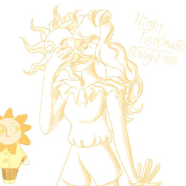 Девушка солнце ( гифт для подруги) 