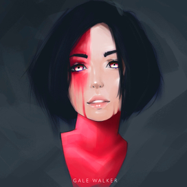 Арт девушки в фирменном стиле