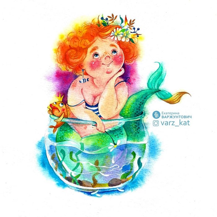 Русалочка-пышечка