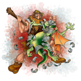 иллюстрация "охотники на драконов"