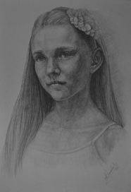 Анастасия(Портрет по фотографии.)