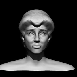 Портрет девушки в Zbrush 