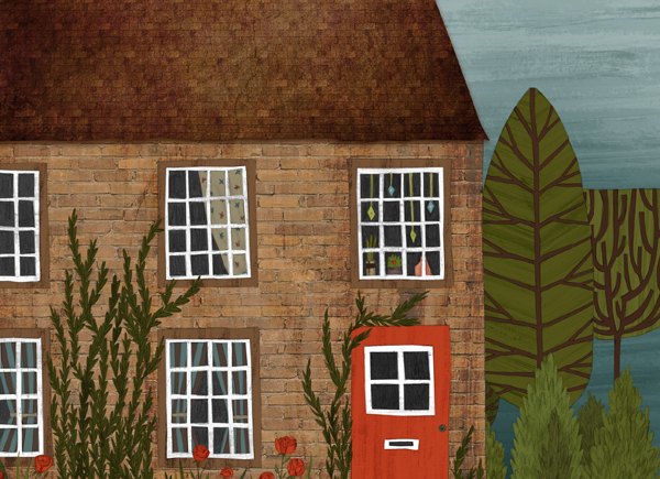 Пригород Лондона.