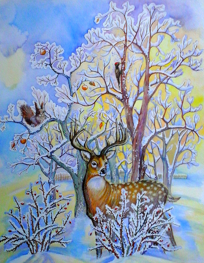 Сильный мороз