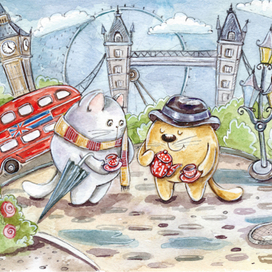 Путешествие котов - Англия