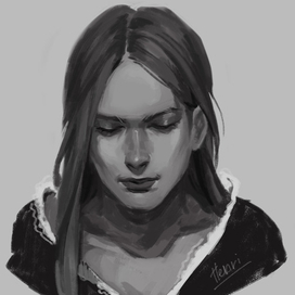 Ч\б портрет