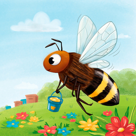 Пчела и оса