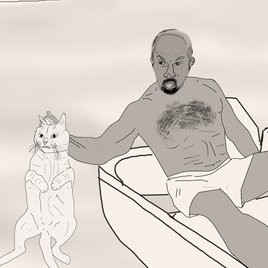 Джордж спасает кота