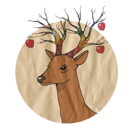 Christmas deer
