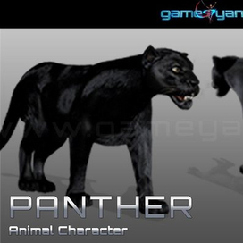 Panther животных Анимация персонажей
