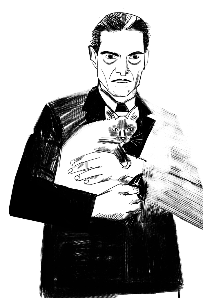 Портрет Кнорозова, для бара Кнорозов