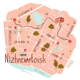 Карта нашего знакомства