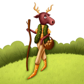 Олень путешественник