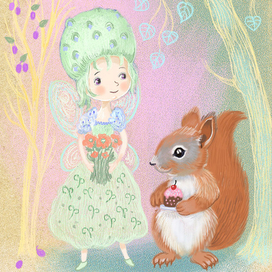 Феечка и бельчонок