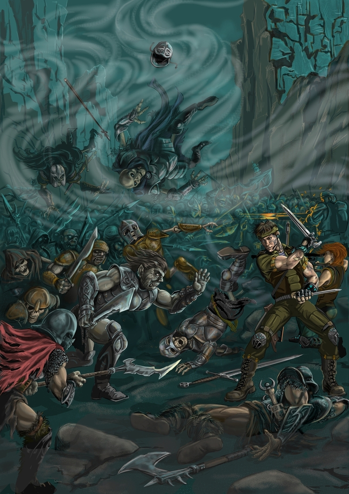 Разлом диких ветров. Битва.