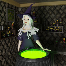 3d ведьмочка