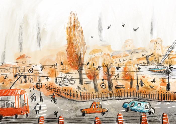 Очень в городе