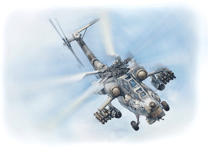 Ударный вертолет Ми-28