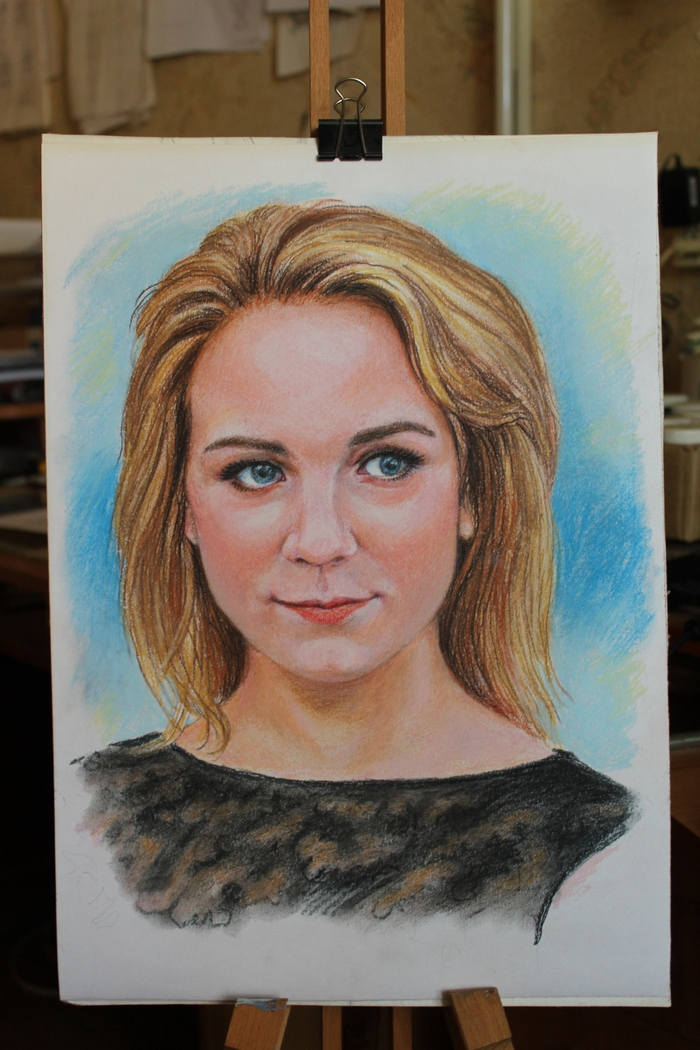 Пастель, первый опыт.