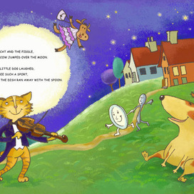 Иллюстрации к книжке "NURSERY RHYMES".