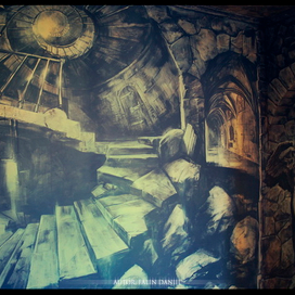 Руины, дизайн и роспись интерьера.