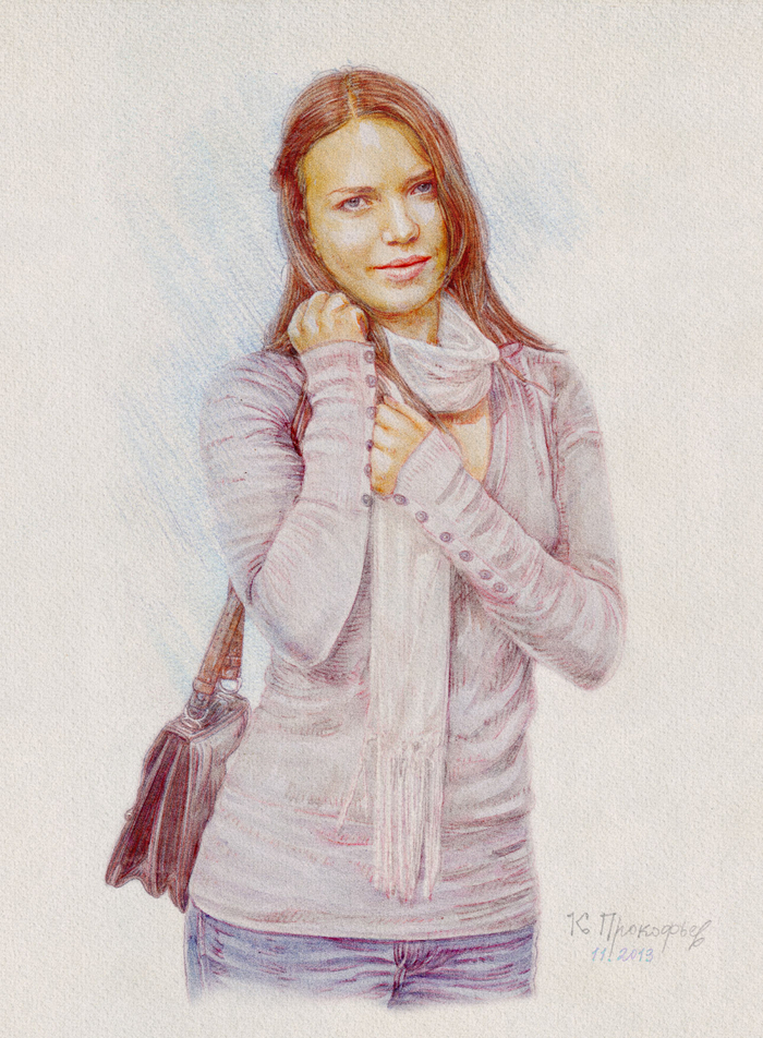 Катя. Портрет