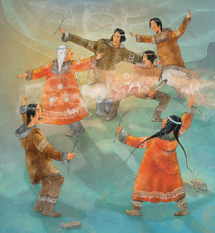 Сказка "Легенда о храбром богатыре Узоне и его возлюбленной Наюн"