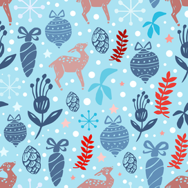 Рождественский узор