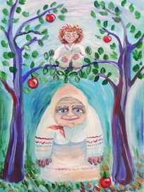 Бабушка и внук