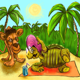 Львёнок и черепаха