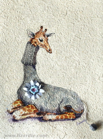 Жираф в недовязанном свитере