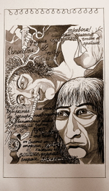 Иллюстрация к книге "Пролетая над гнездом кукушки"