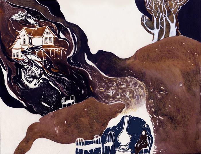 иллюстрация к роману "В хранилищах музея"