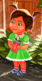 маленькая девочка))